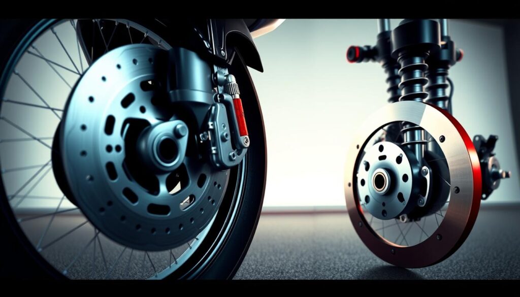 front and rear brake setups