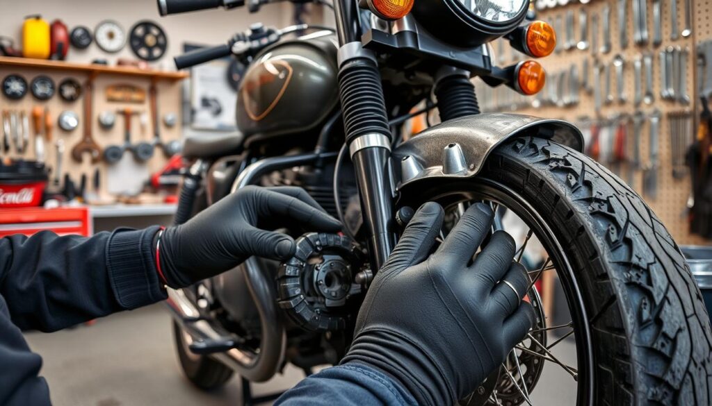 motorcycle brake maintenance