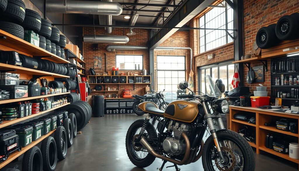 motorcycle parts shop