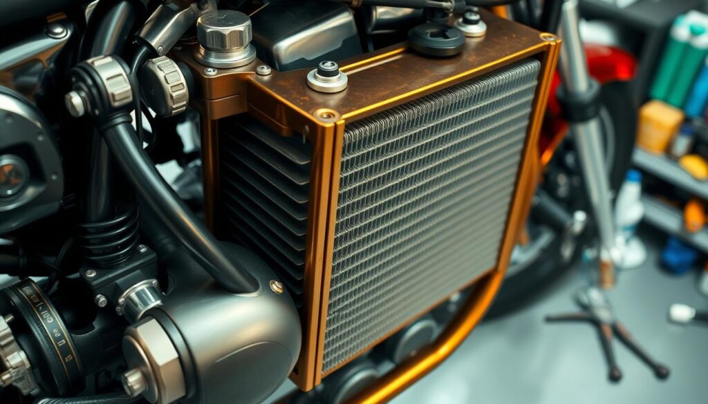 motorcycle radiator maintenance