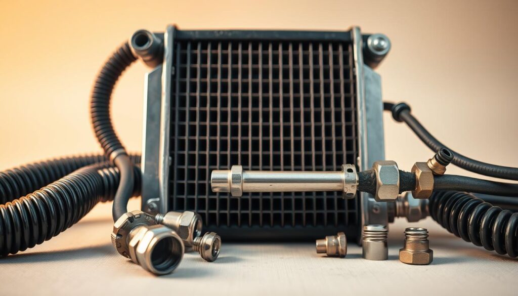 motorcycle radiator parts